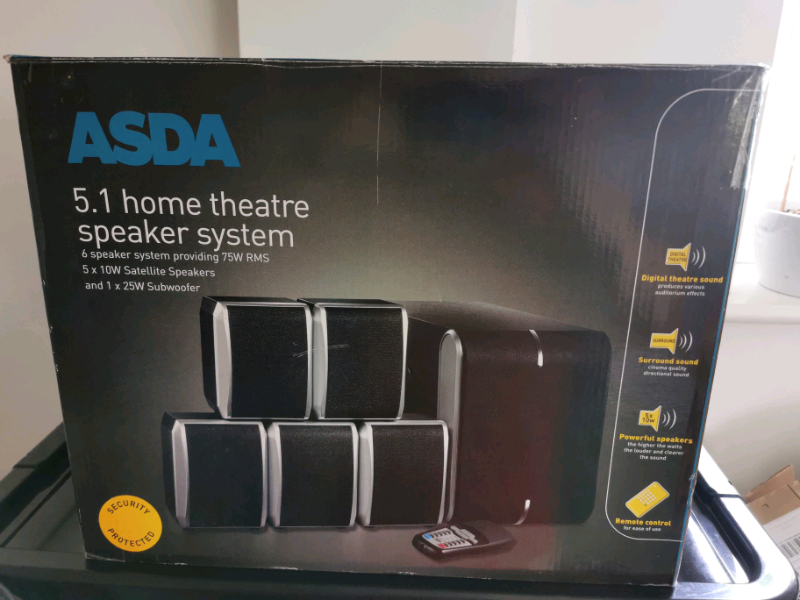 asda 5.1 home theatre speaker system